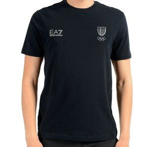 Emporio Armani EA7 "Italia Team" Mens Blue T-Shirt